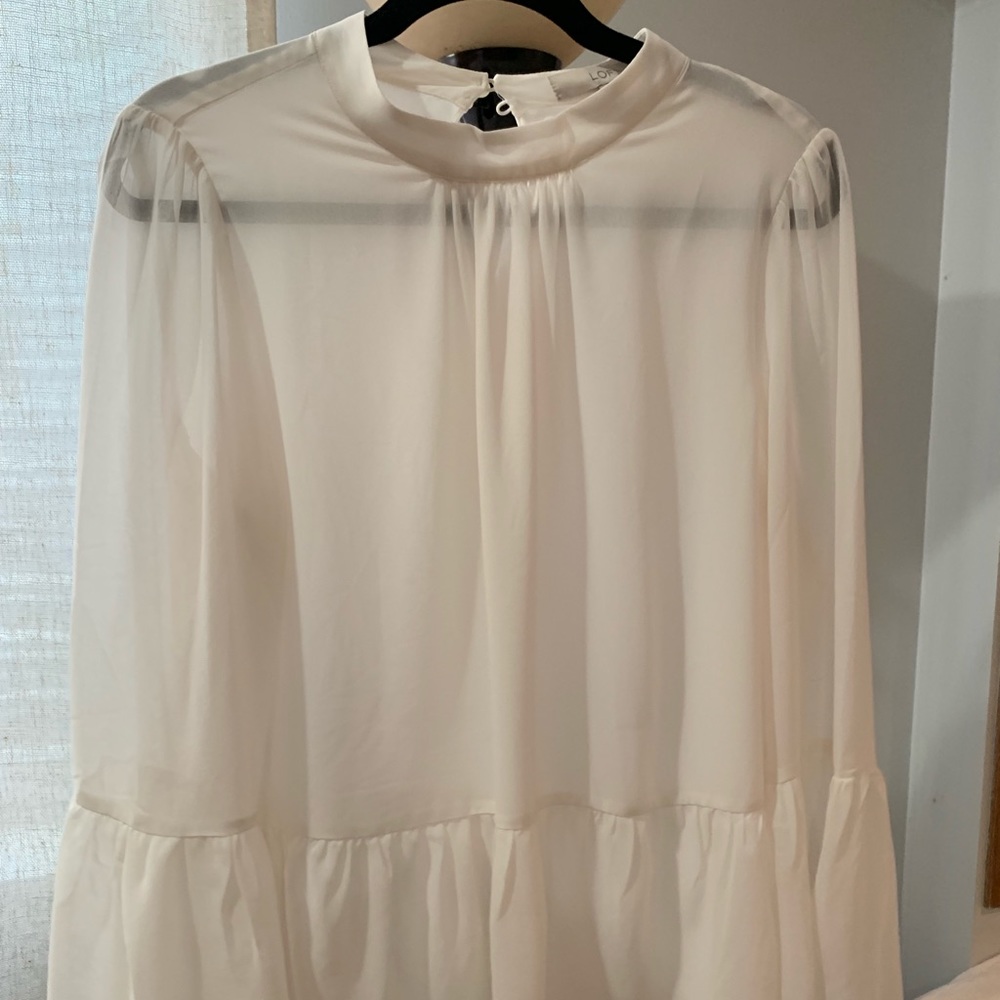 LOFT Medium Blouse Cream